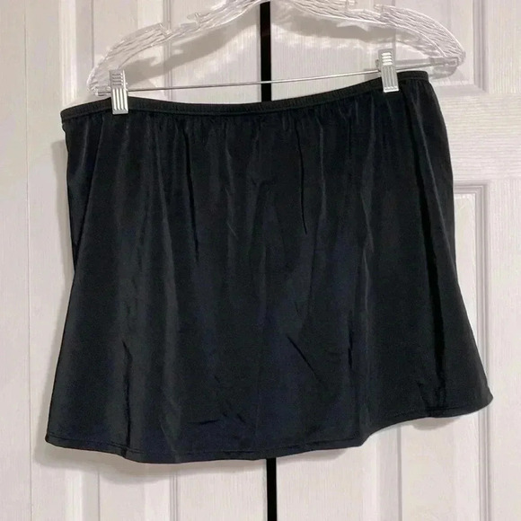 Cacique black skirt swimsuit bottom bathing suit beach - Picture 4 of 8